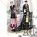 Le Salon de la Mode. Modelos de moda del siglo XIX. . Ref:LL00101