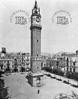 Torre del reloj en la plaza de la Vila de Gràcia. Ref: MZ00307