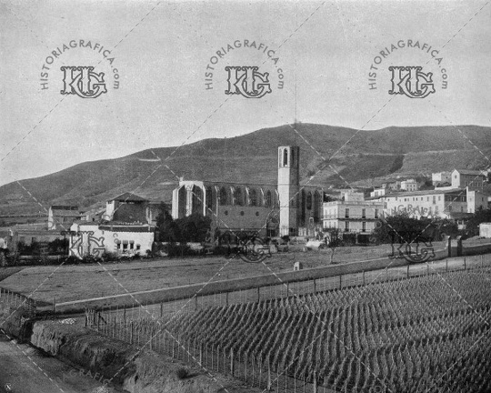 Vista general de Pedralbes y de su monasterio. Ref: MZ00361