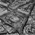 Vista aérea de la plaza de Catalunya en construcción. Ref: MZ01237