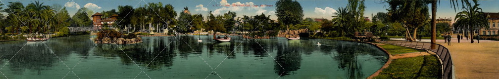 Lago del Parque de la Ciudadela. Ref: MZ01405