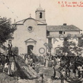 Peregrinos en el Santuario de la Salut en Sant Feliu de Pallerols. Ref: 3010240