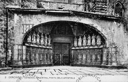 Catedral de Girona. Puerta de los Apóstoles. Ref: JB00002