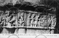 Catedral de Girona. Detalles del claustro. Ref: JB00044