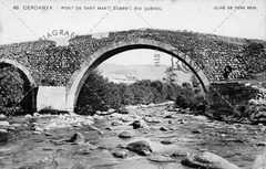 Puigcerdà. Puente de Sant Martí sobre el río Querol. Ref: JB00048