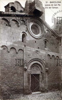 Fachada de la iglesia de Sant Pau del Camp. ref: 5000564