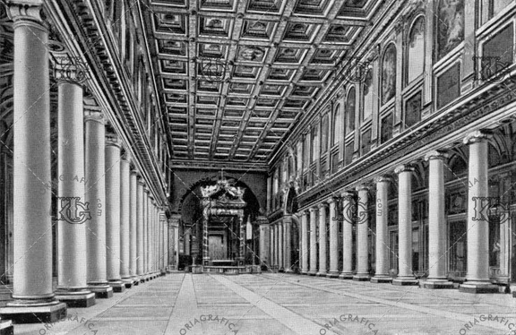 Roma. Interior de la Iglesia de Santa María la Mayor. Ref: MZ01603