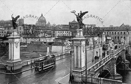 Roma. Puente de Victor Manuel II. Ref: MZ01611