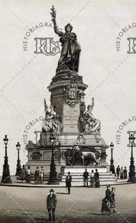 París. Estatua de la República. Ref: MZ01647