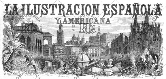 Cabecera de "La Ilustración Española y Americana". Ref: 5001014