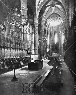 Catedral. Interior desde el coro. Ref: MZ01655