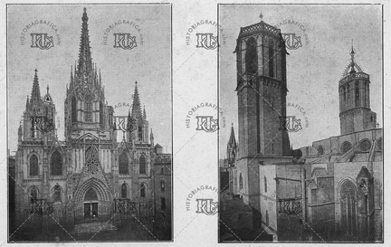 Catedral. Vista fachada y campanario y ábside.. Ref: 5001692