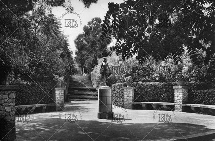 Jardins Laribal de Montjuïc durante Expo 1929. Ref: MZ01758