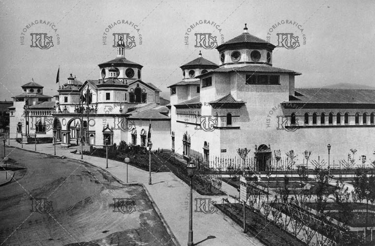 Palacio de la Agricultura durante Expo 1929. Ref: MZ01763