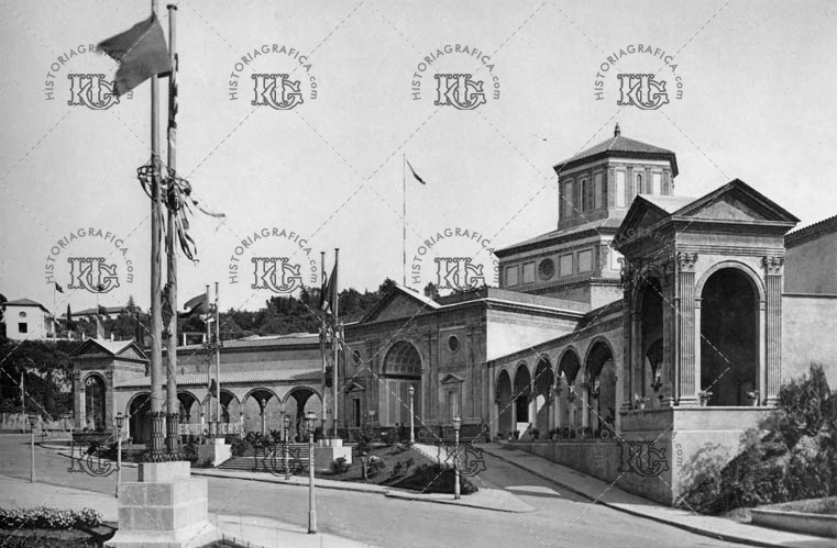 Palacio de las Artes Gráficas durante Expo 1929. Ref: MZ01762
