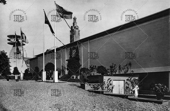 Pabellón de Suecia durante Expo 1929. Ref: MZ01785
