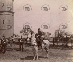 Camp de la Bota. Militar a caballo. ref: MZ01719