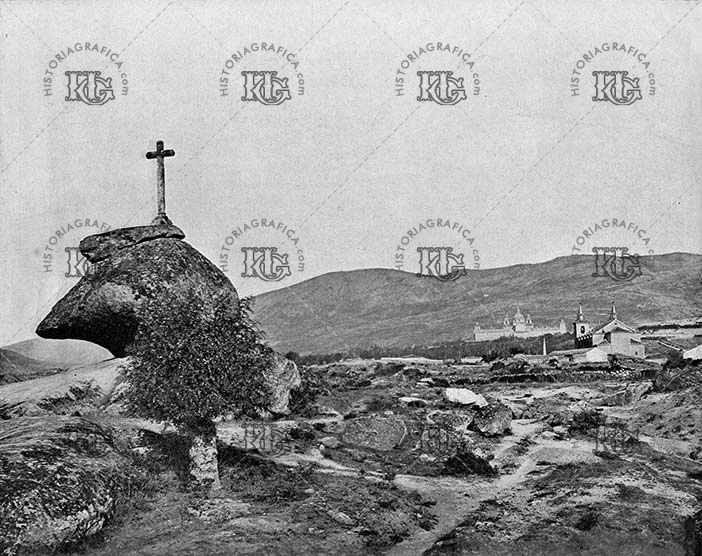 El Escorial visto desde la Cruz de las Horcas. Ref: MZ00495