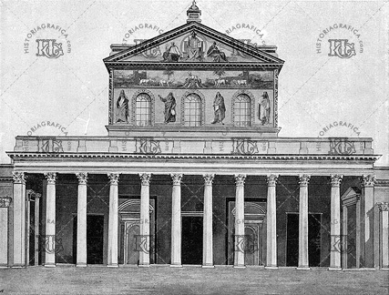 Basílica de San Pablo Extramuros de Roma. Ref: MZ02517