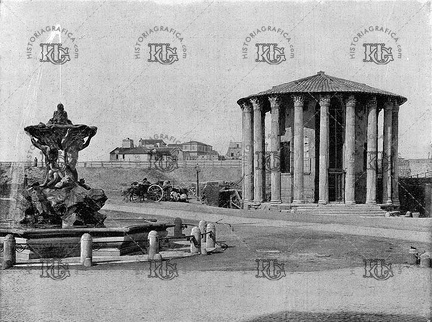 El templo de Vesta en Roma. Ref: MZ02531