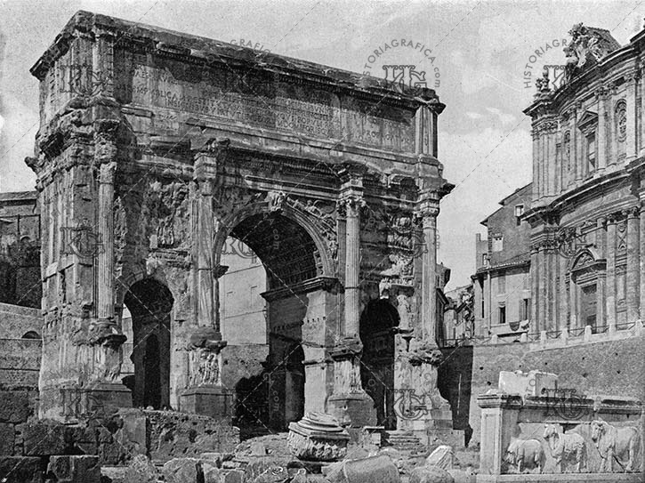 Arco de triunfo de Septimio Severo. Ref: MZ02526 de Roma
