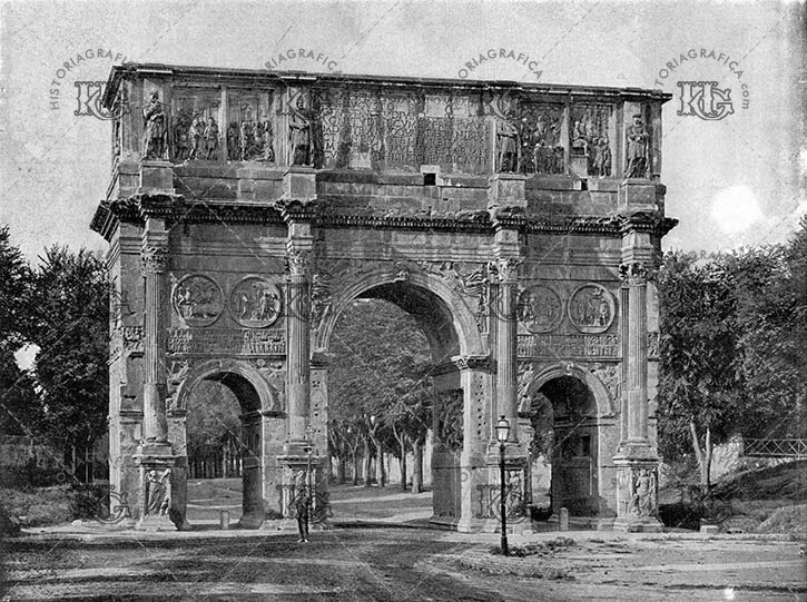 Arco de triunfo de Constantino en Roma. Ref: MZ02528