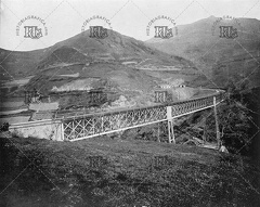 Puente curvo del Puerto de Pajares. Ref:  MZ00881