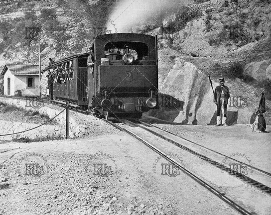 Ferrocarril de Monistrol a Montserrat. Ref: MZ01039