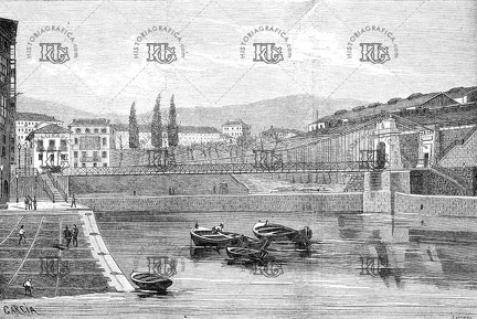 Bilbao. Puente colgante sobre el río Nervión. Ref: 5001069