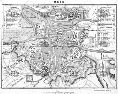Plano de Metz (Francia). Ref: 5001114