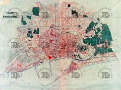 Plano de Barcelona, 1885. Ref: MZ02617