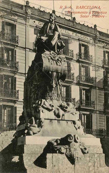 Monumento a Frederic Soler "Pitarra. Ref: AF00064