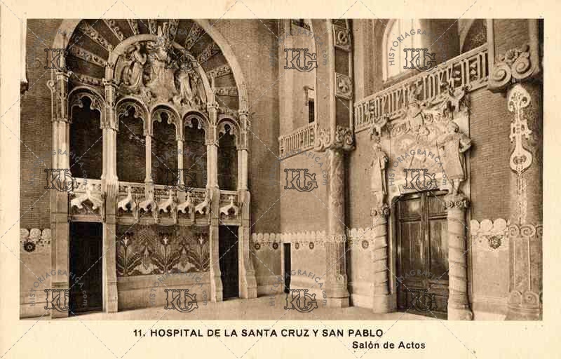 Hospital de Sant Pau. Salón de Actos. Ref: AF00132