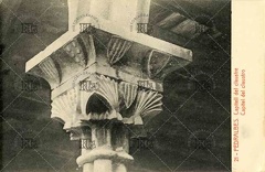 Monasterio de Pedralbes. Capitel. Ref: AF00164