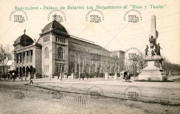 Palacio de Bellas Artes y monumento a Rius y Taulet. Ref: JB00352