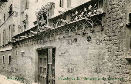 Antigua fachada de la Generalitat. Ref: JB00370