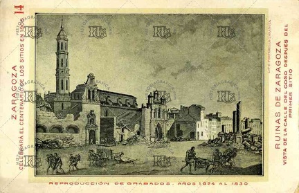 Centenario de los sitios de Zaragoza de 1808. Ref: LL00356