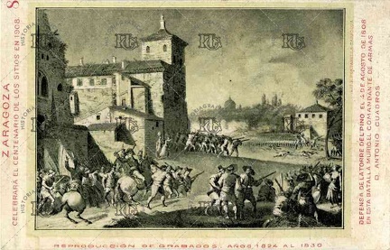 Centenario de los sitios de Zaragoza de 1808. Ref: LL00350